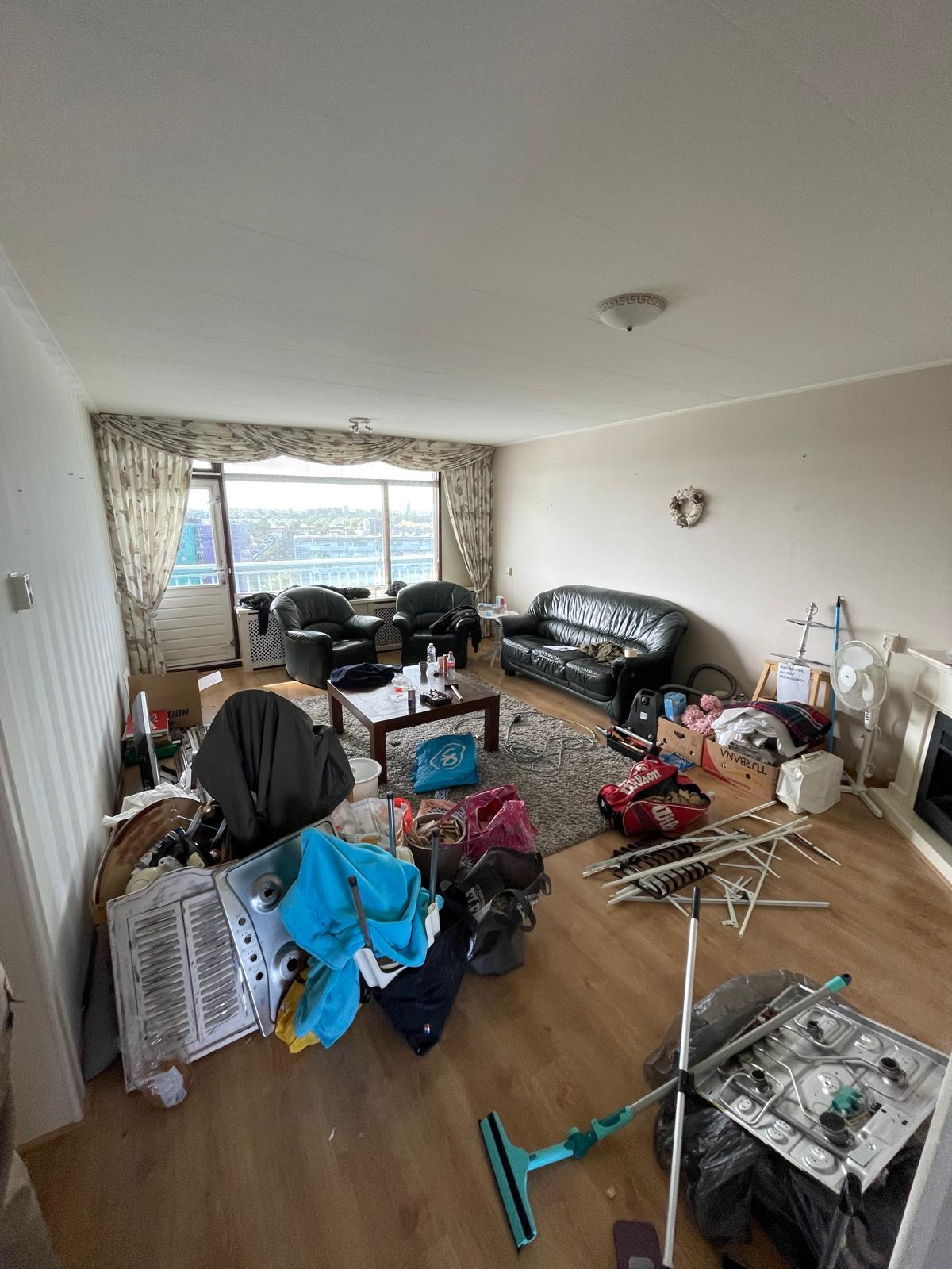 Woonkamer ontruiming - voor